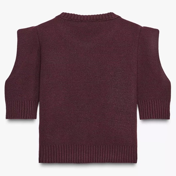 ZARA SHORT SLEEVE KNIT TOP - Picture 11 of 16